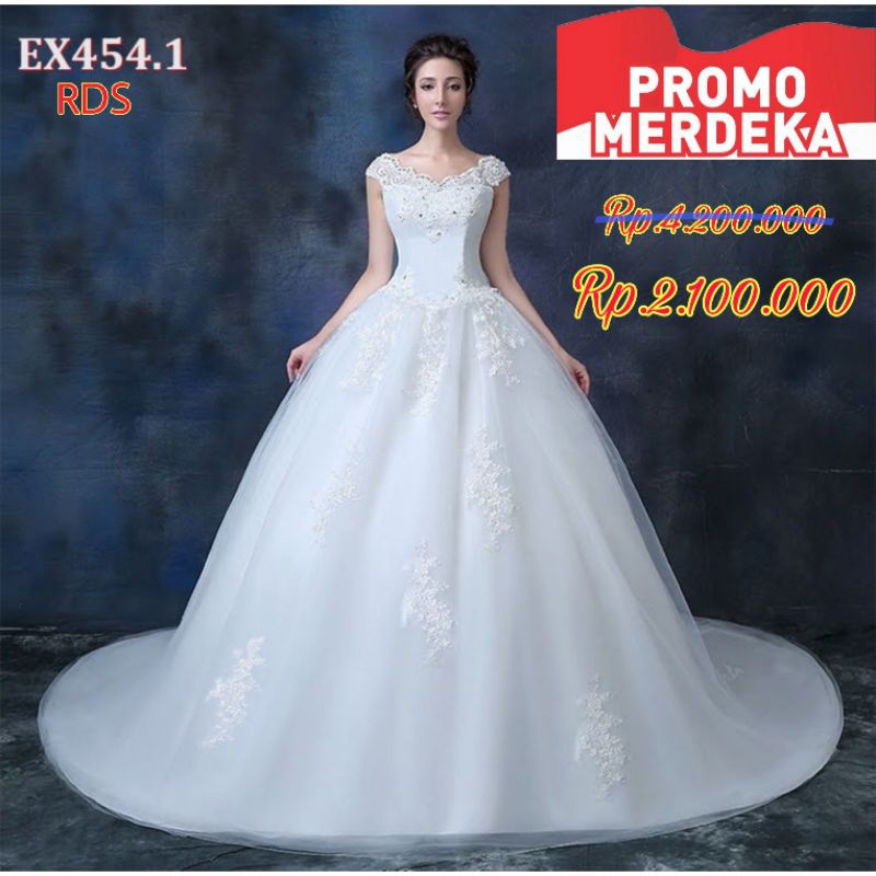 Gaun Pengantin BARU EX454