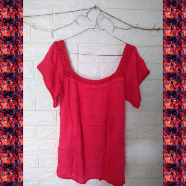 Pink Blouse Murah / Pink Blouse Preloved