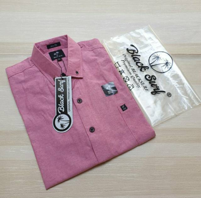 ORIGINAL KEMEJA POLOS DISTRO PRIA LENGAN PENDEK SURFING DAN KERJA KANTOR BAJU FORMAL