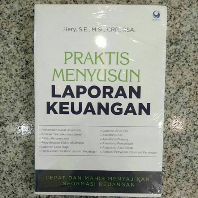 

Praktis menyusun laporan keuangan, buku accounting, ready siap kirim