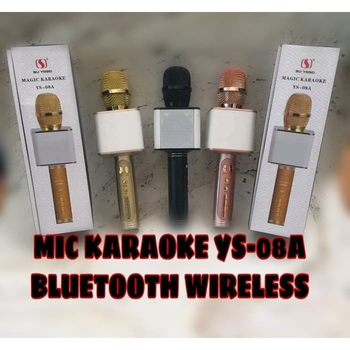 Mic Smule Karaoke Bluetooth type YS-08A