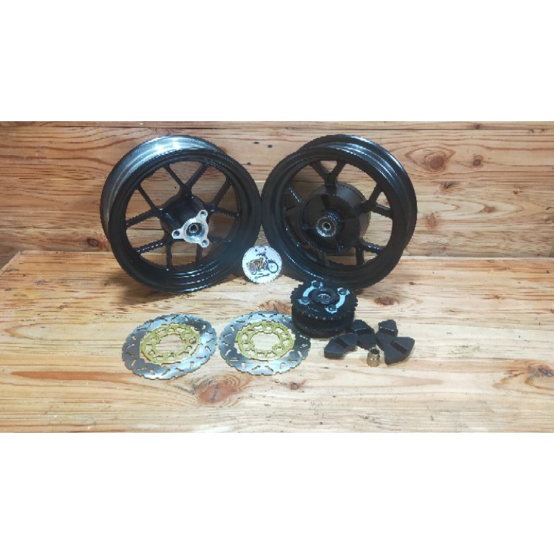 Velg honda Monkey Ring 10 double disc Variasi / velg honda monkey sky team