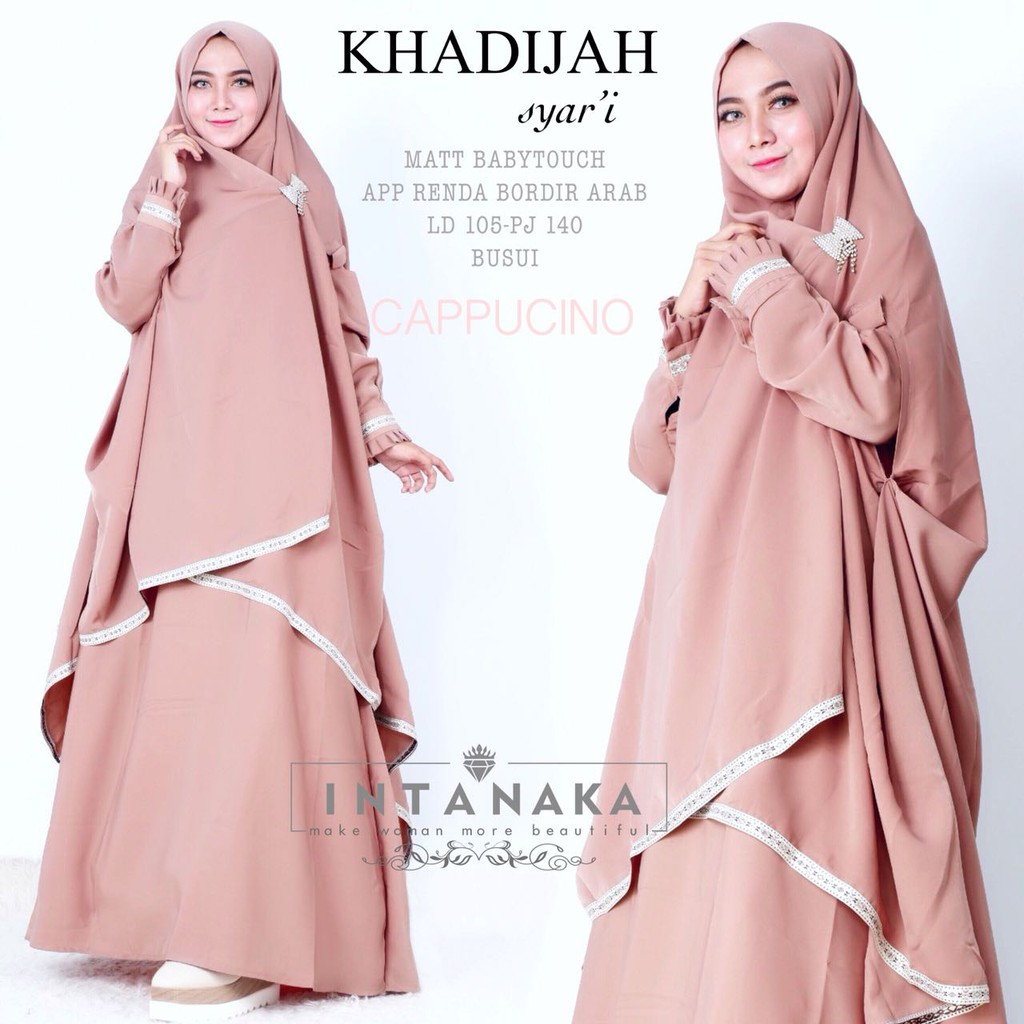 (SOLO) GROSIR GAMIS KHADIJAH SYAR'I