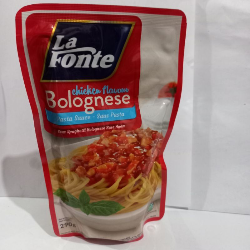 

La Fonte Chicken Flavour Bolognese/pasta sauce/ netto: 290 grm