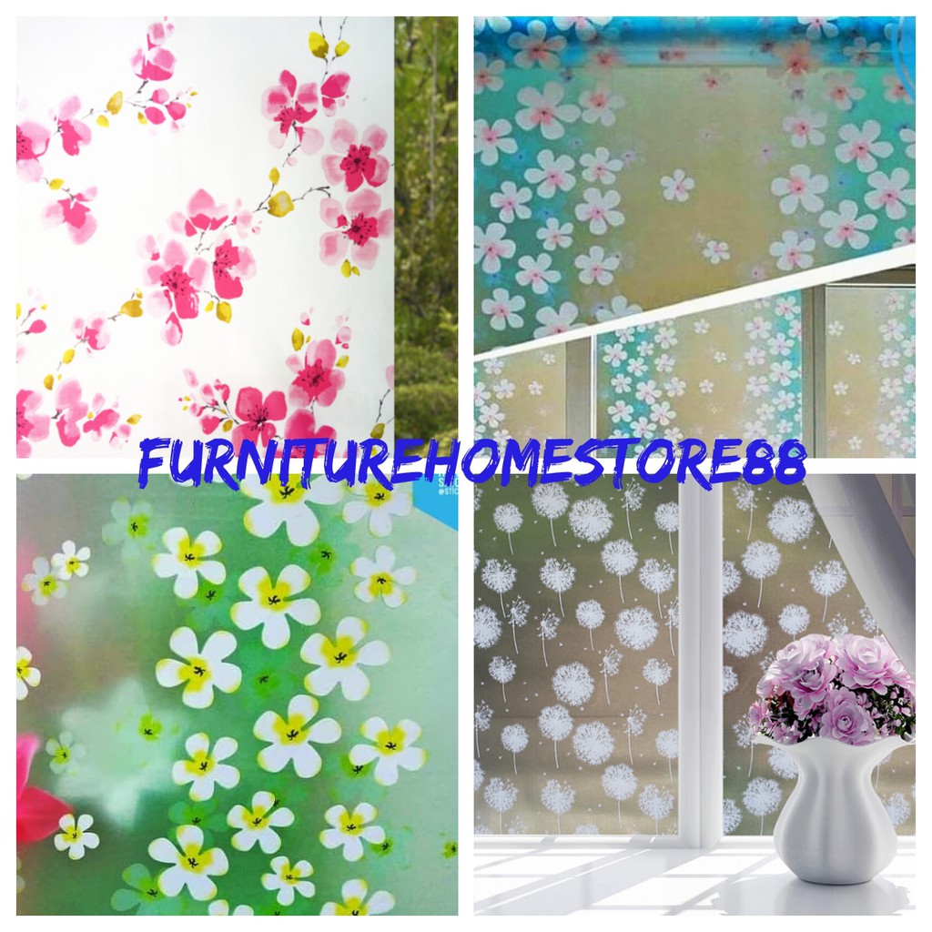 Stiker Kaca Jendela Rumah Stiker Cermin Wallaper Kaca 1 Roll Besar Ukuran 90cm X 48m Best Seller Shopee Indonesia