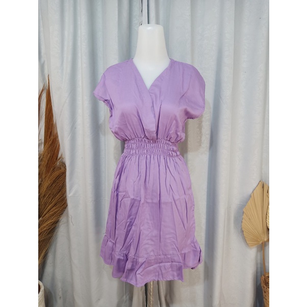 DASTER MINI MOZA RAMPEL BUSUI FRIENDLY MOTIF-Lilac