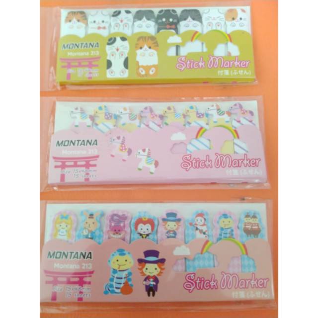 

Sticky Notes*/ Mini Stiker Bookmark/Pembatas Buku