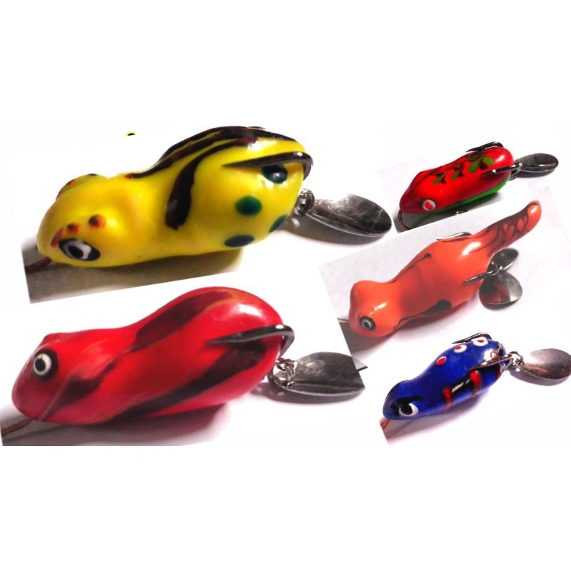 SOFT FROGE LURE CASTING IKAN GABUS KODOK KARET BARU