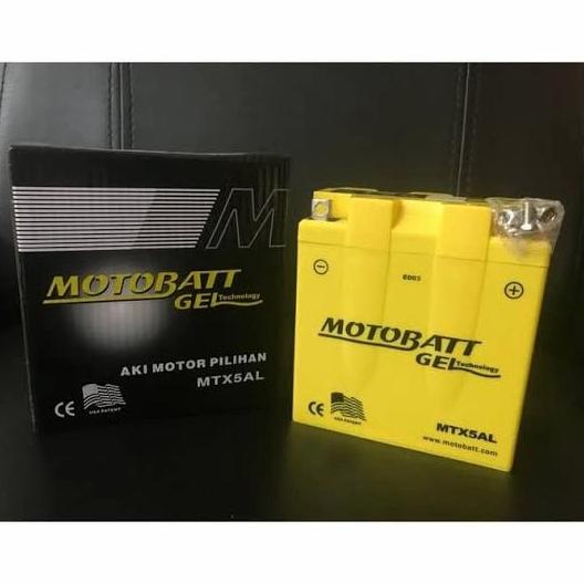 Aki Motor Honda Astrea Grand Motobat MTX5AL aki kering/gel