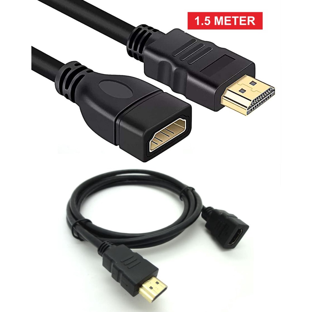 KABEL HDMI MALE TO FEMALE 1.5M