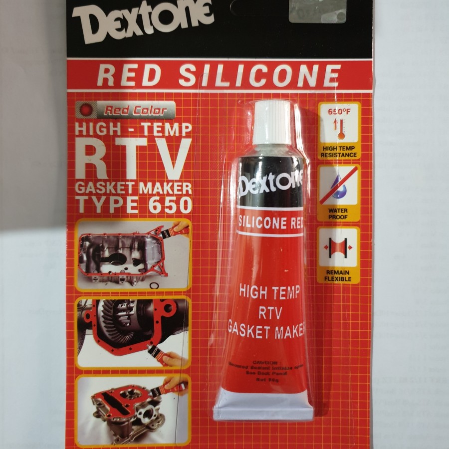 

LEM SILICON RED DEXTONE BESAR KECIL