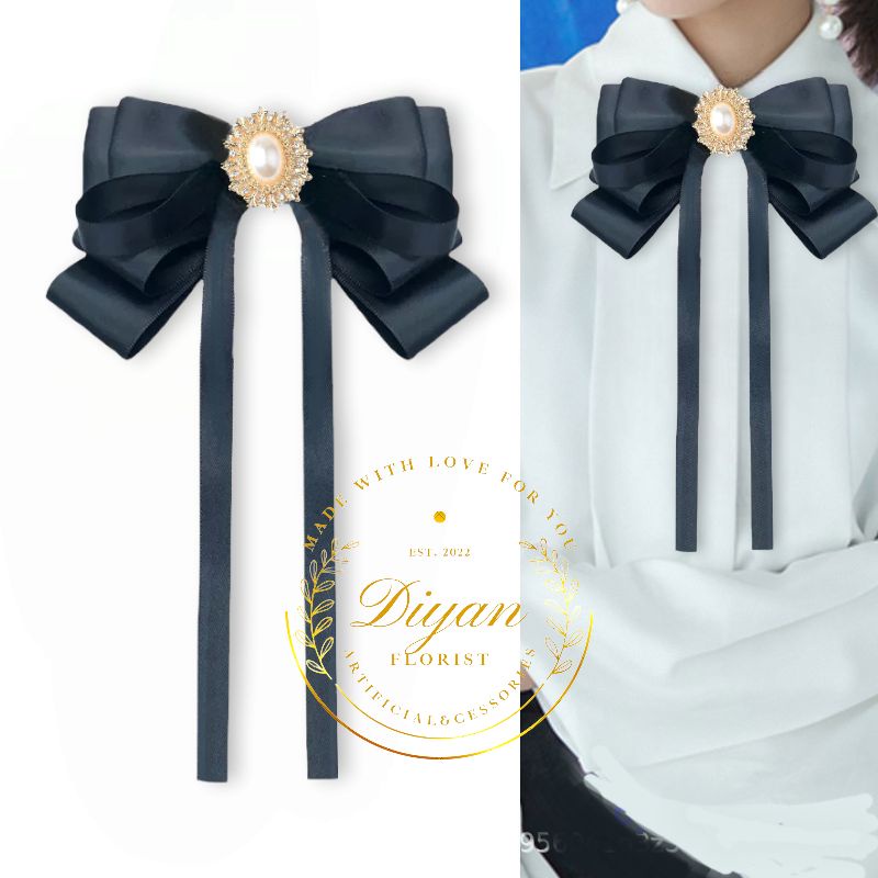 pita kado // pita hamper // korean ribbon brooch