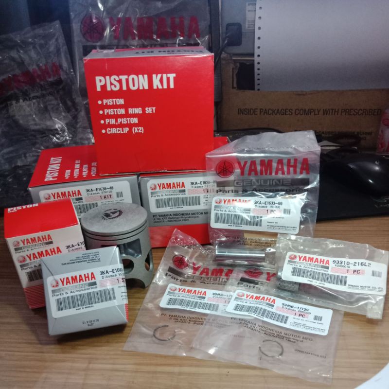 PISTON SEHER KIT 3KA RXK RX KING RX K RXKING OS SIZE STANDAR STD 50 25 75 100 ORIGINAL ORI ASLI YAMA