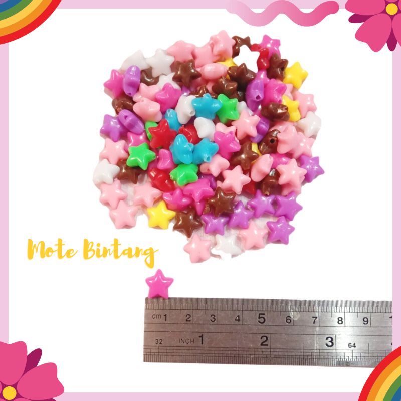 Mote bintang Manik Bintang bisa pilih warna