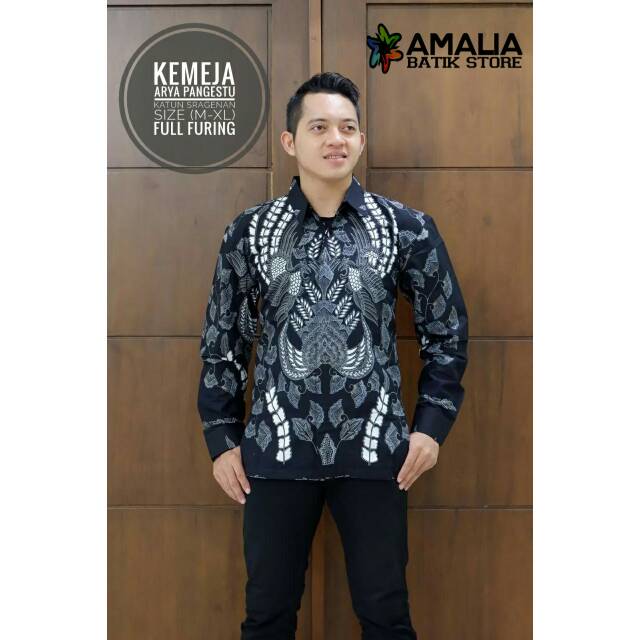 ARYA PANGESTU.Kemeja Batik pria.Alia