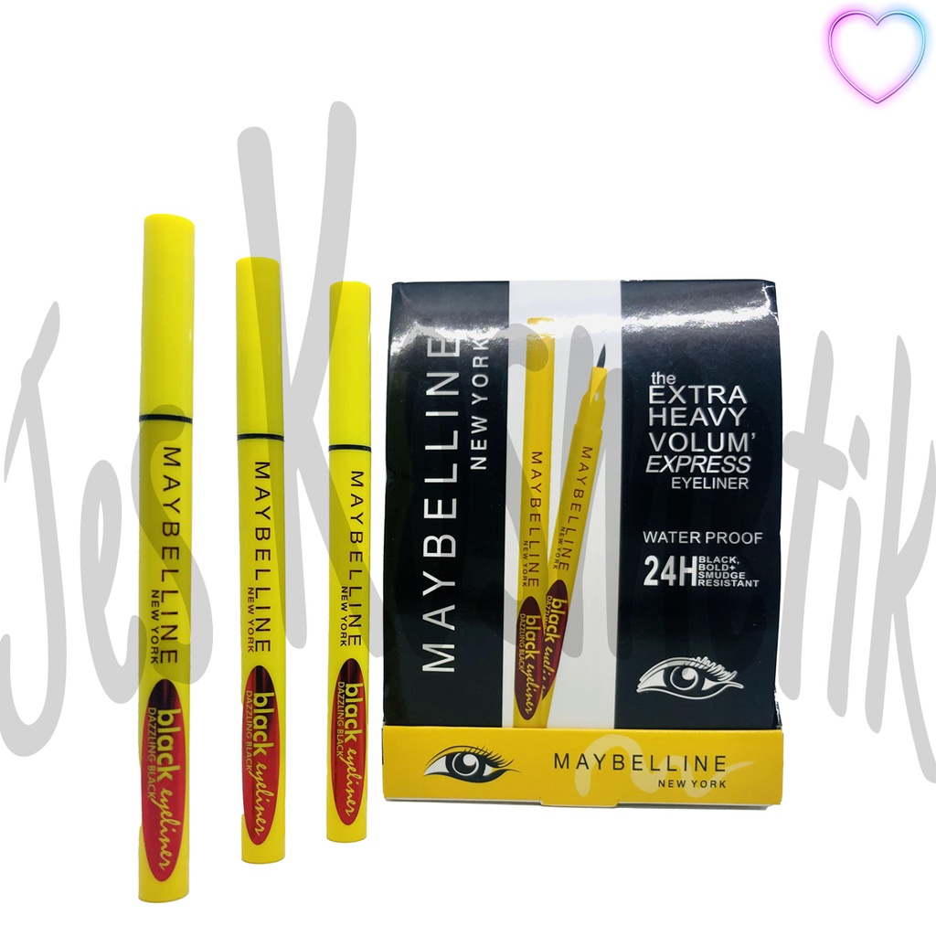 [PER PCS] MYB Eyeliner Extra Heavy Volum Express Waterproof 24H / Grosir Kosmetik