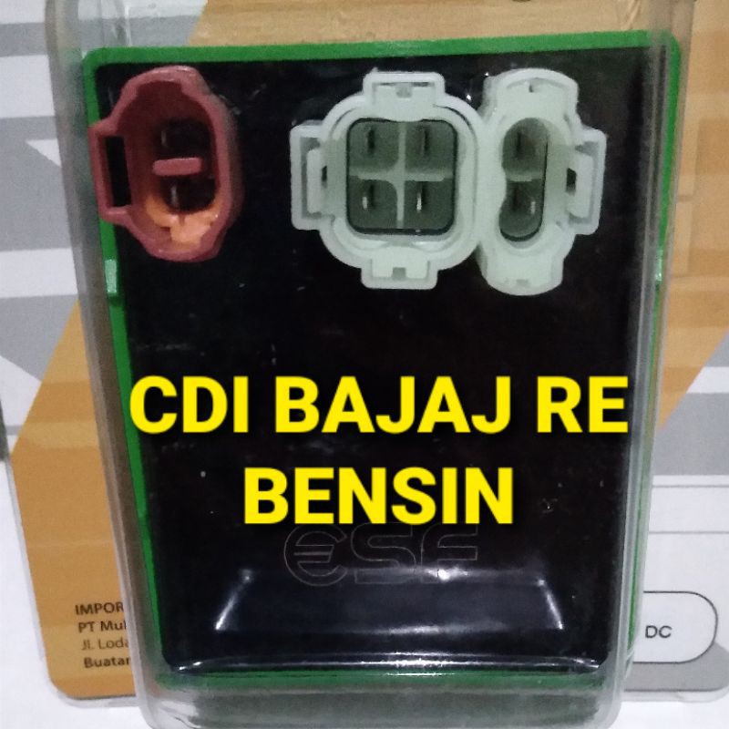 CDI BAJAJ RE CNG BUSI 2 BENSIN (Bajaj biru roda 3)