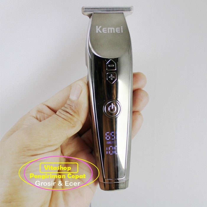 KEMEI KM-126 MESIN CUKUR PANGKAS RAMBUT / ALAT CUKUR RAMBUT KEMEI RECHARGER