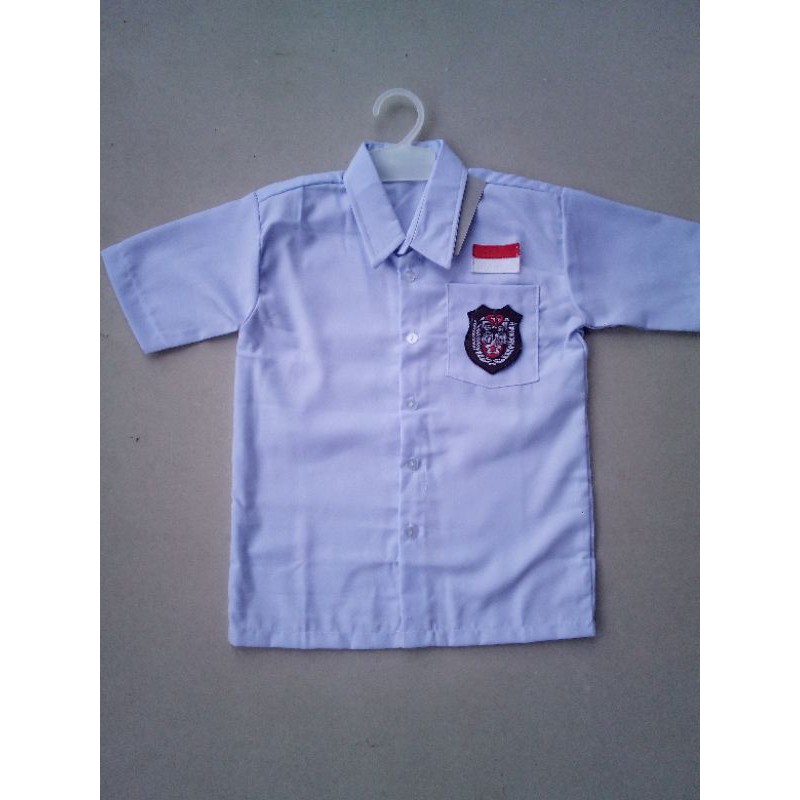 Seragam SD SMP SMA,kemeja pendek putih polos,kemeja pendek SD SMP SMA,kemeja pendek kerja