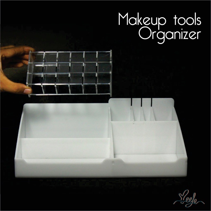 Makeup dan Parfum organizer storage bahan acrylic | Rak akrilik