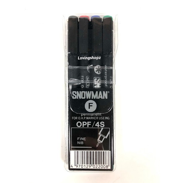 

Pulpen Spidol Snowman OPF 4S