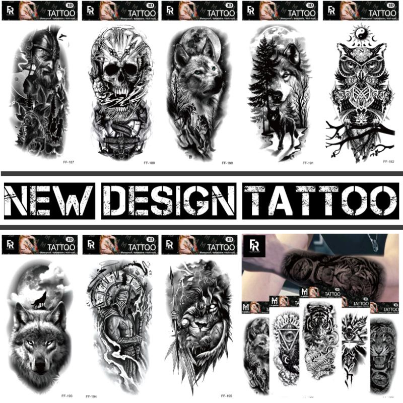 New Tato temporer Black &amp; Gray