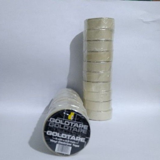 Solasi Kabel Goldtape lakban transparan 5 mil)5,8 inch Vinyl