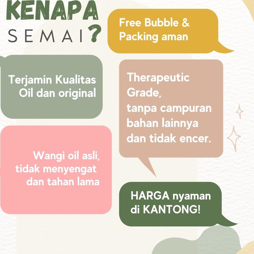 SEMAI Lemon Essential Oil Diffuser Aromatherapy Minyak Atsiri