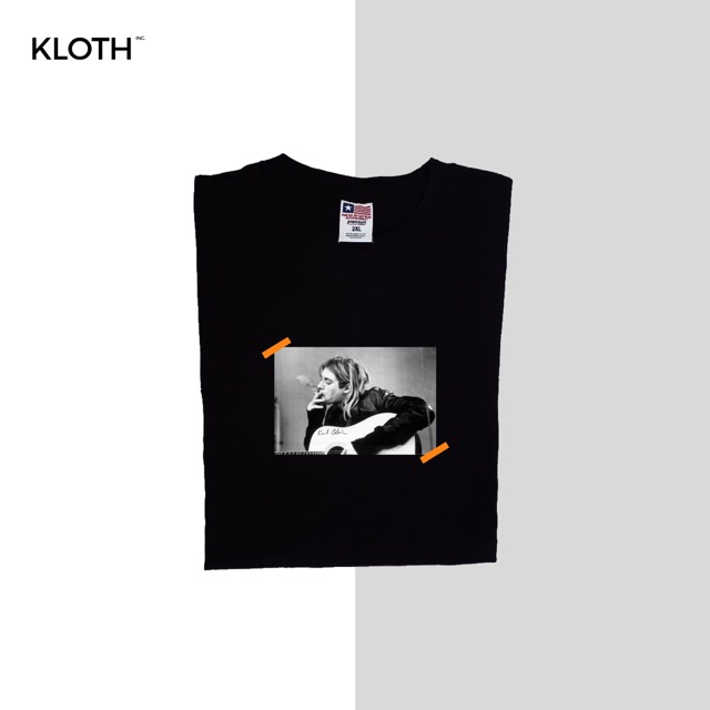 KAOS BAJU TSHIRT GRAPHIC TEE KURT COBAIN