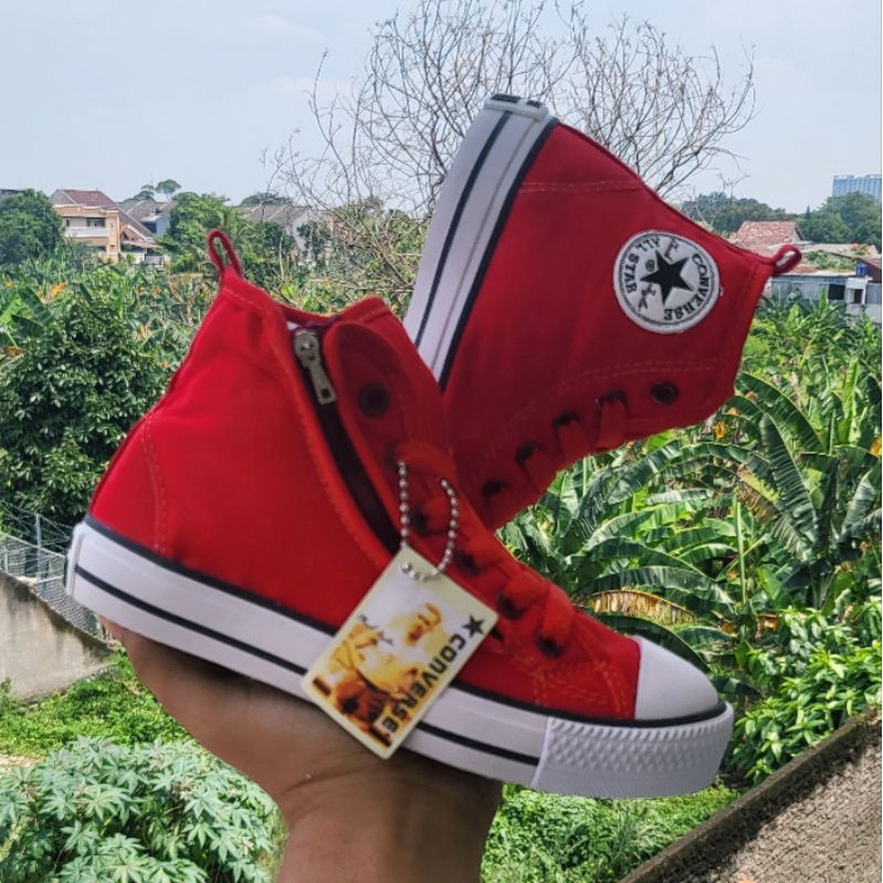 sepatu converse anak model zipper sleting terbaru sneaker anak cowok cewek grade original premium