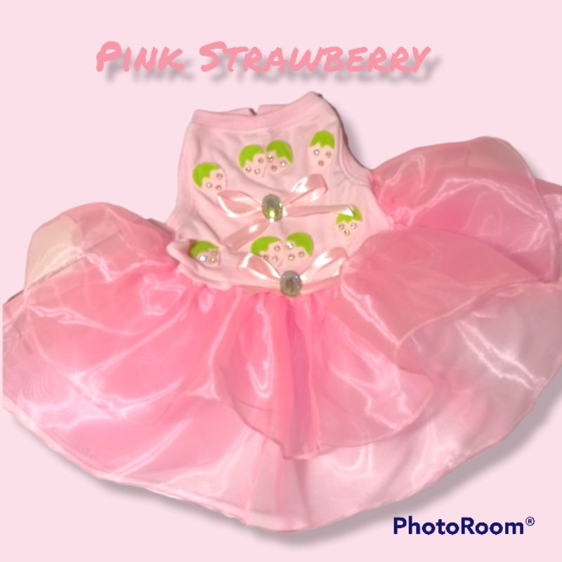 Pink strawberry dress