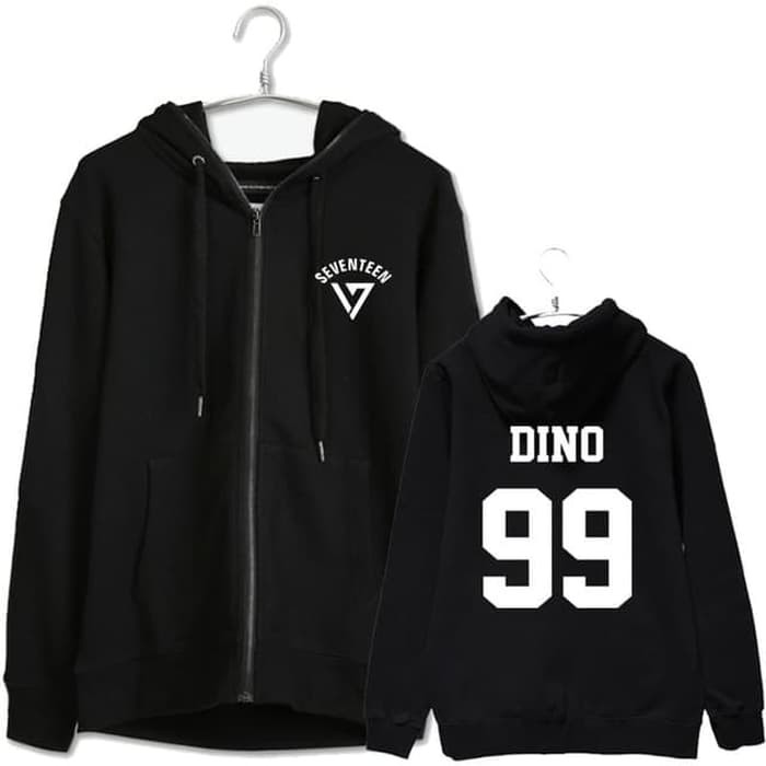 Jaket Hoodie Zipper Logo Kpop Seventeen Dino 99 - Roffico Cloth