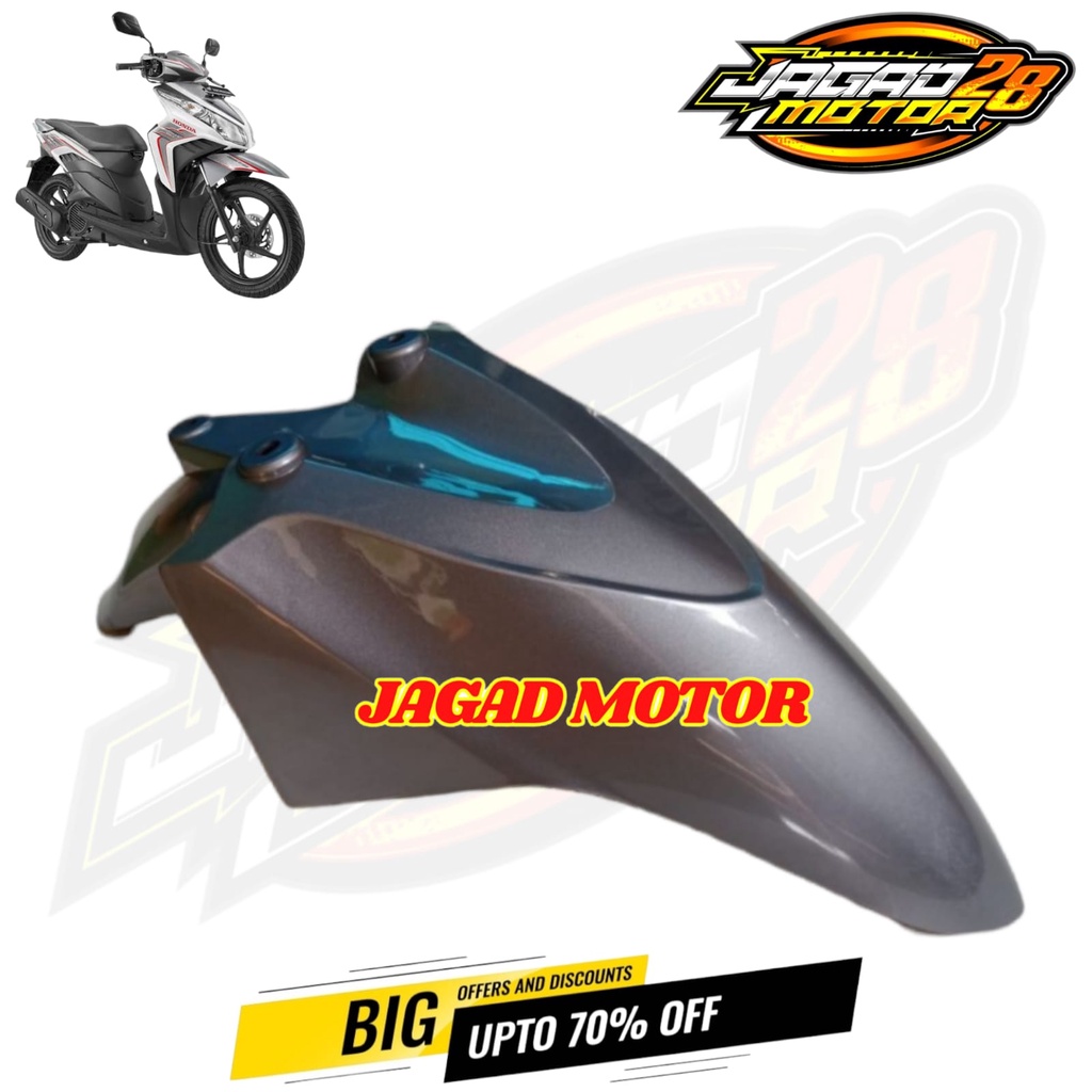 Spakbor Depan Vario Techno 110 Lama Abu Abu / Sepakbor Depan Honda Vario Techno 110 Karbu Lama Abu Abu / Spakbor Slebor Depan Vario Techno 110 CBS Karbu Abu abu