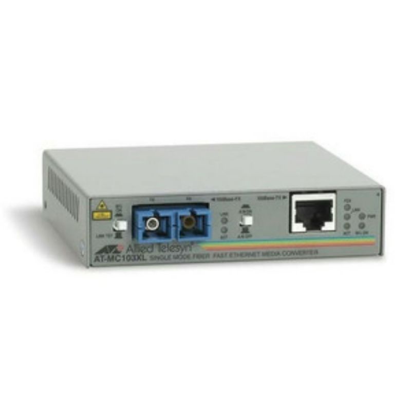 ALLIED TELESIS AT-MC103XL SM FIBER 15 KM (SC) CONVERTER UTP TO 100FX SINGLE-MODE