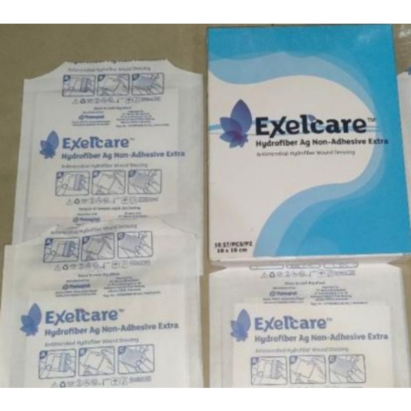 EXELCARE HYDROFIBER AG SILVER NON-ADHESIVE EXTRA