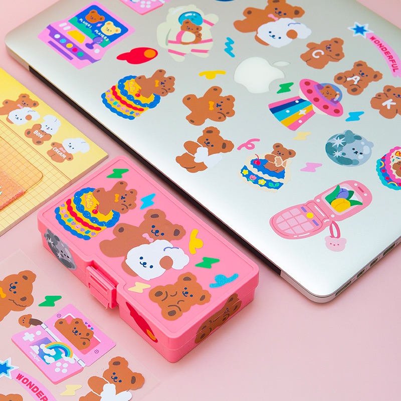 

Sticker Aesthetic CAKE BEAR by okashi store
