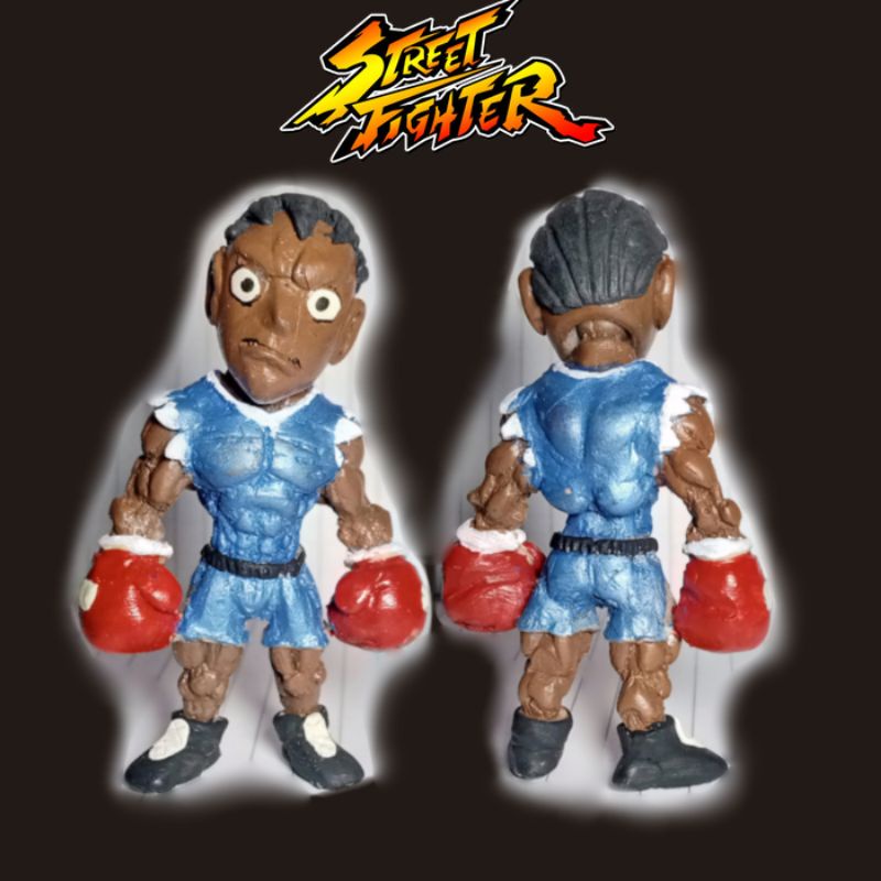 mainan mini figure balrog STREET FIGHTER