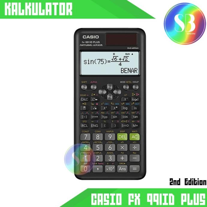 

[COD] Kalkulator CASIO FX-991 ID Plus Asli dan Bergaransi SALE Kode 59