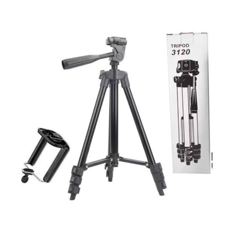 TRIPOD HP / TRIPOD CAMERA BLACK SERIES PANJANG 1 METER PREMIUM QUALITY 3120