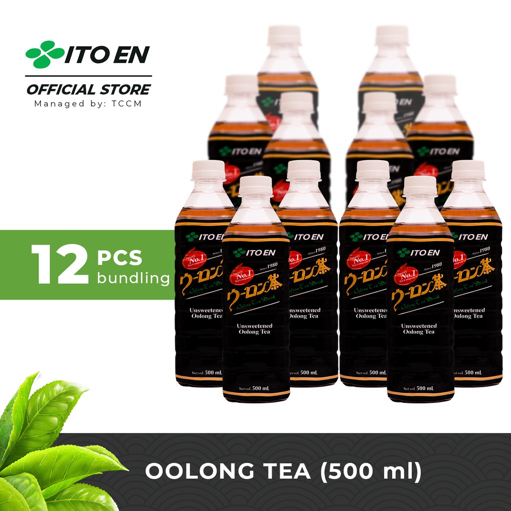 ITO EN Oolong Tea Unsweetened Teh Oolong Jepang 500ml No Sugar 12 pcs