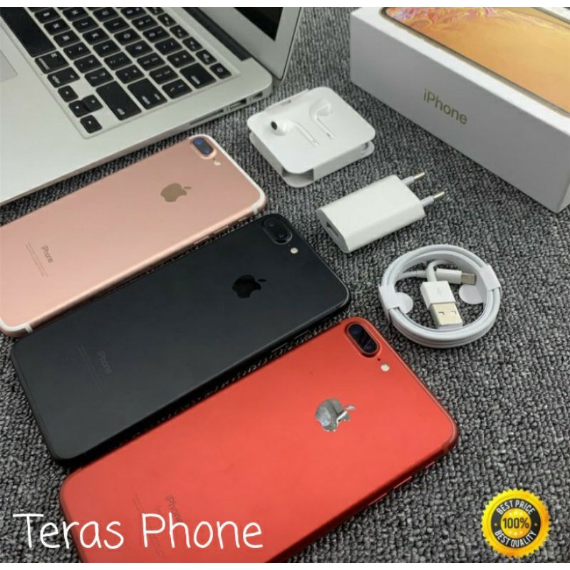 Iphone 7 Plus 128GB Second Bekas Original 100% Fullset LikeNew