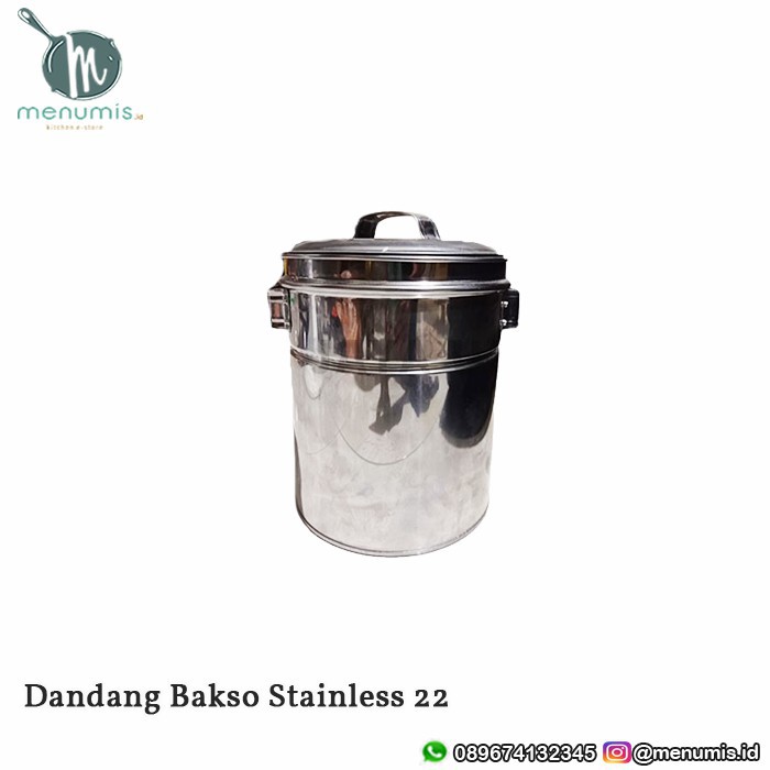 Dandang Bakso Stainless 22