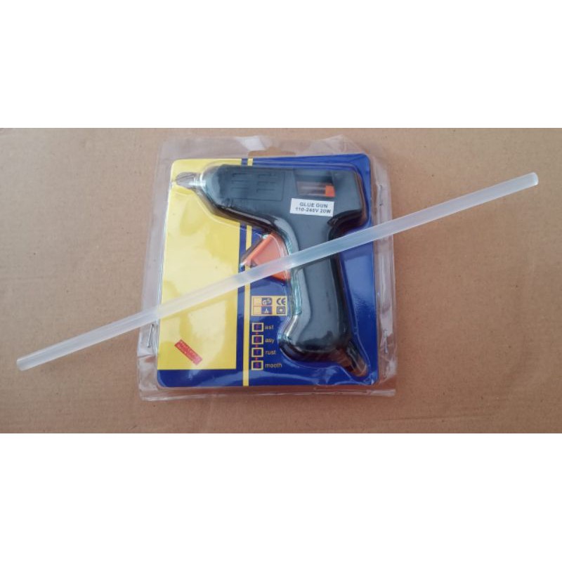 GLUE GUN - ALAT LEM TEMBAK LILIN + BONUS LEM LILIN