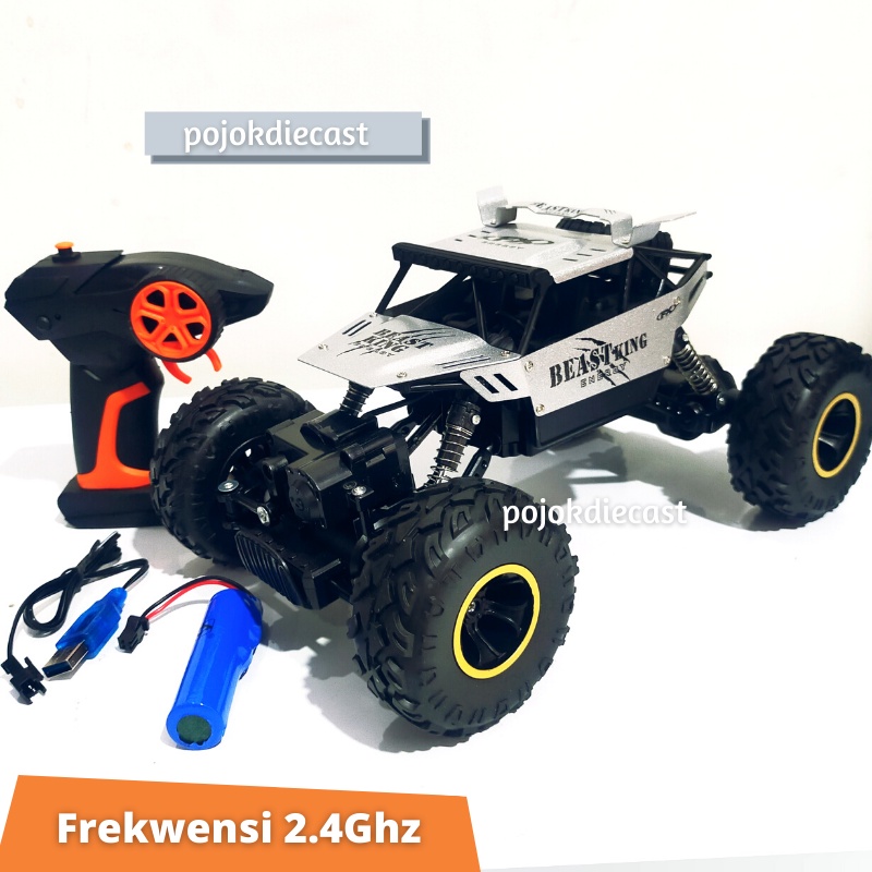 RC Rock Crawler Alloy New Version 2.4Ghz Frekwensi Tidak Tabrakan