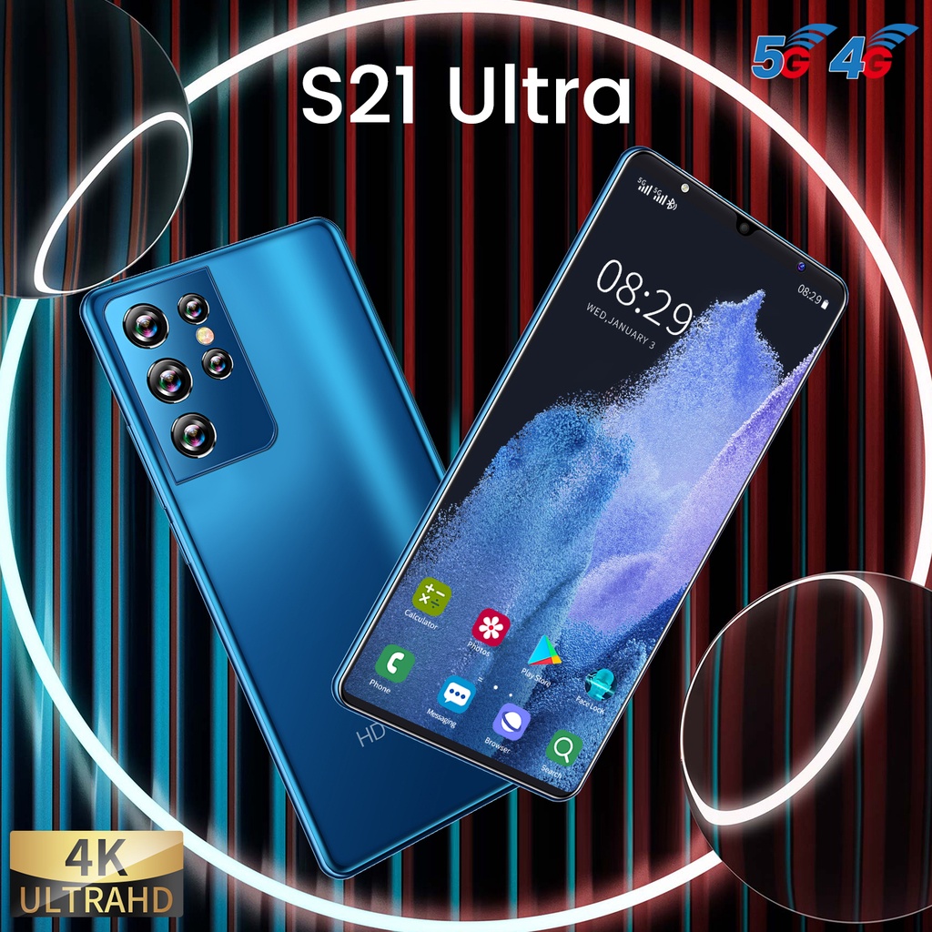【Terbaru 2021 hp promo】 Galaxy S21 Ultra ram6+128GB hp Fingerprint Garansi Resmi Gratis hp murah Ongkir hp android 5g murah joystick  hp androit PROMO CUCI GUDANG 2021 !!!! hadiah Natal COD-5