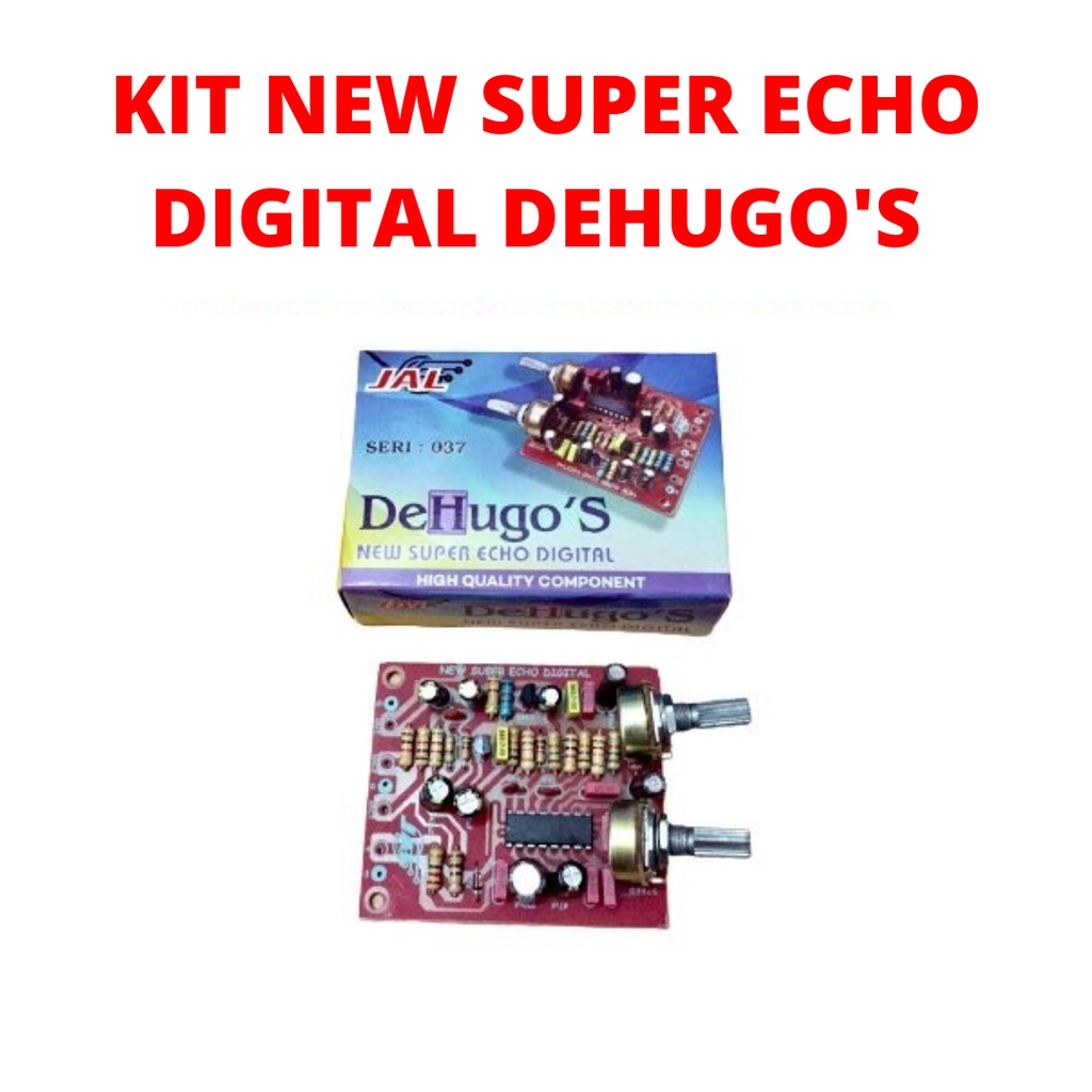 KIT ECHO HUGOS NEW SUPER ECKO DIGITAL DEHUGO'S SERI 037 KIT DRIPER DRAIVER AMPLI AMPLIPIER SUPPER DI