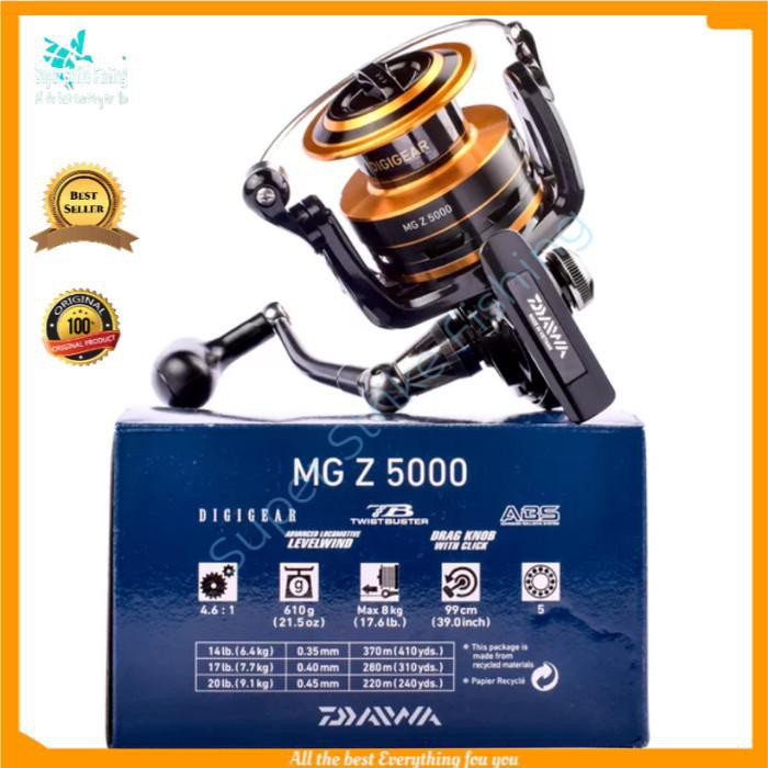 alat pancing mantul habis Katrol Fishing Reel Pancing Spinning Daiwa MG Z/MGZ 5000 5BB Original