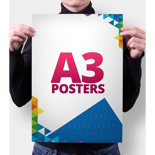 

Cetak Poster A3, Desain bebas