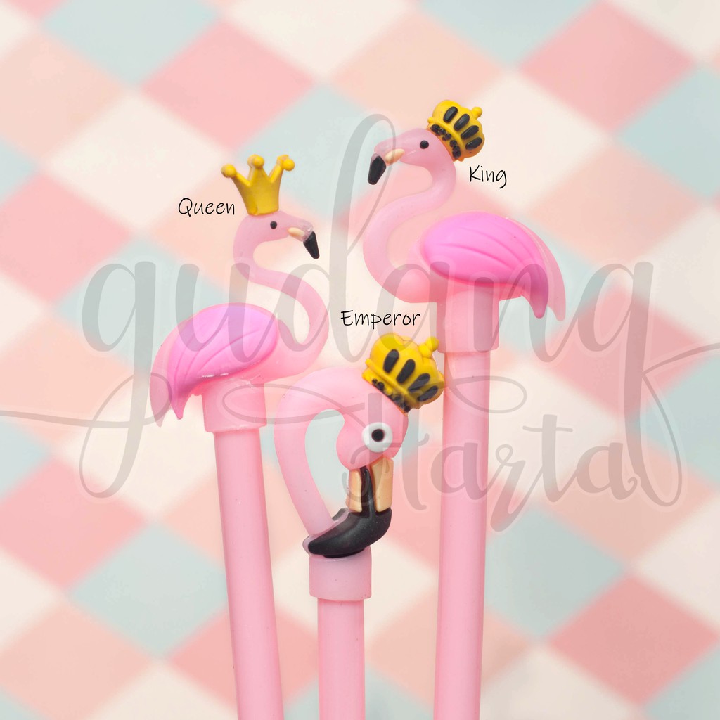 

Pulpen Pink Flamingo Pena Bolpen Ballpoint GC 307256