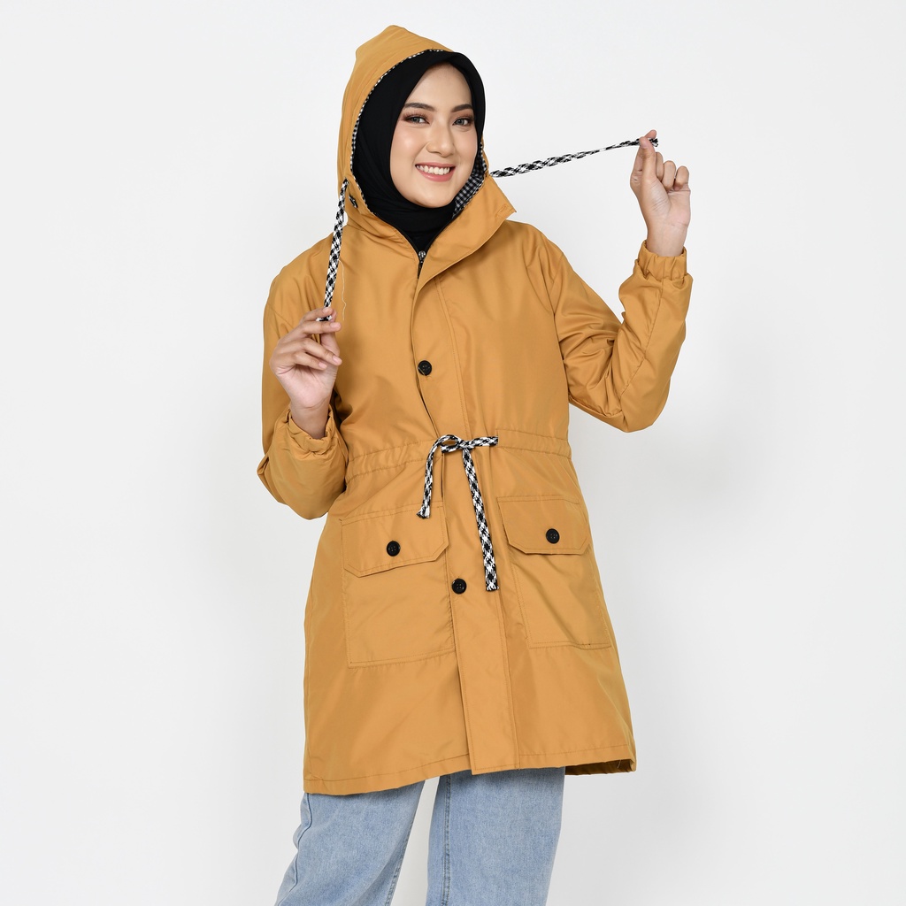 Jaket Hoodie Cewek Parka Wanita-1